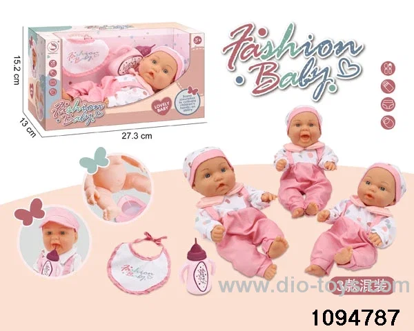 10 inch vinyl hand and foot doll