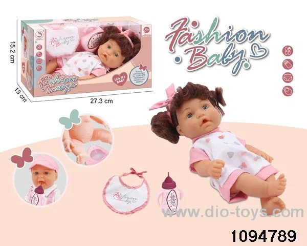 10 inch vinyl hand and foot doll