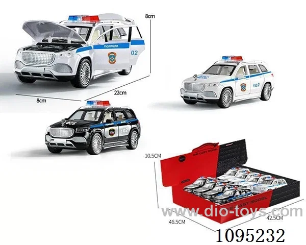 1:24 Maybach GLS600 Boilback - Russian Police car (8 PCS/box)