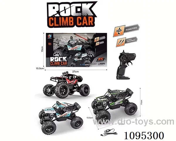 1：18 2ch rc alloy car not included battery