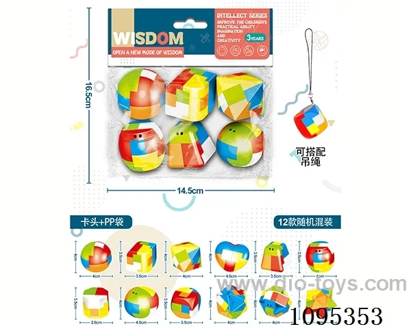 burr puzzle 6PCS