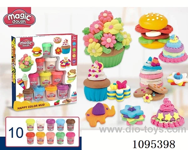 Colored clay