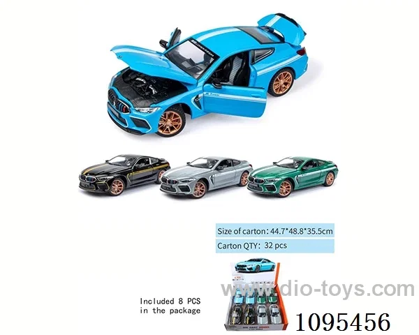 1:24 pull back alloy car W L/M