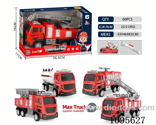 Inertia fire truck