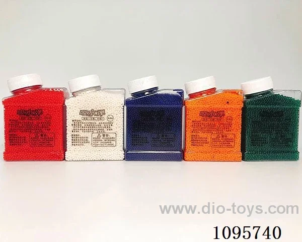 DRY WATER BOMB 7-8MM SMALL SQUARE BOTTLE 20,000 CAPSULES (FIVE-COLOR MIX, OPTIONAL COLOR)