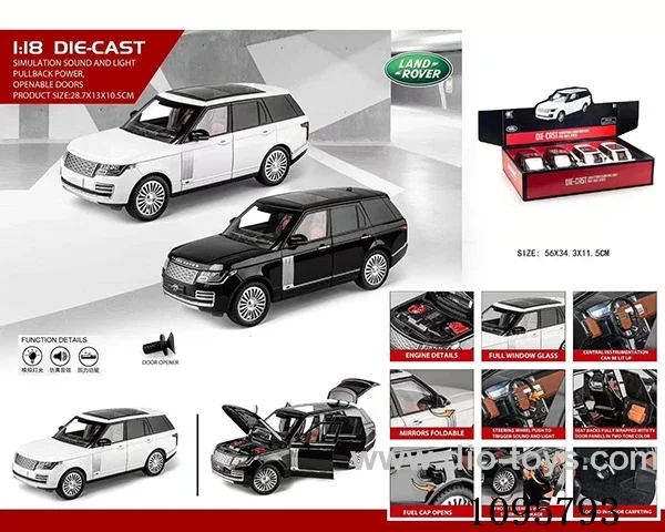 1：18 sliding alloy car