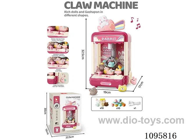 Rabbit  Kids Claw Machine in Color Box