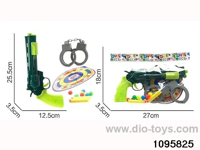 gun toys in OPP bag