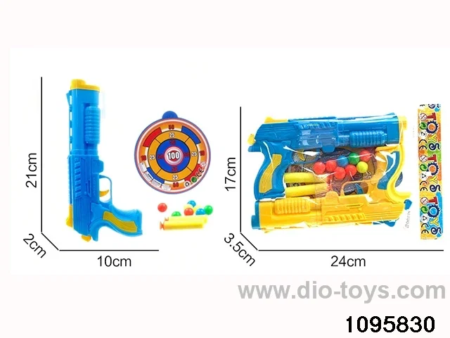 gun toys in OPP bag