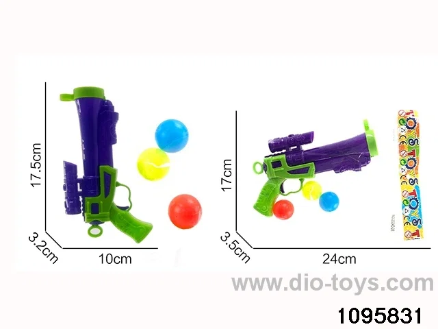 gun toys in OPP bag