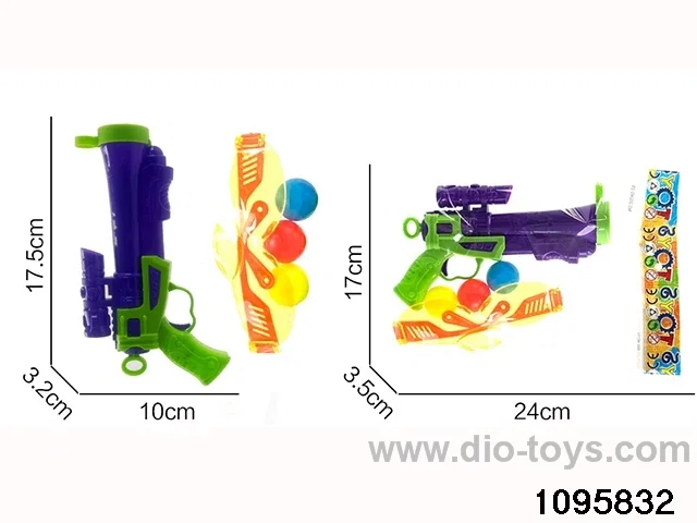 gun toys in OPP bag