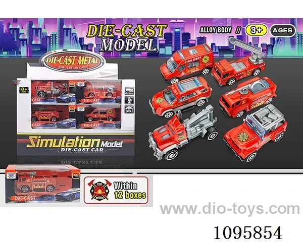 1:50 pull back alloy car 12PCS