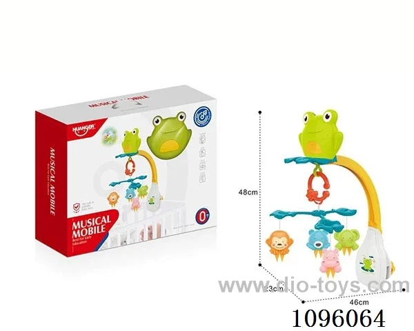 Frog projection music bedside bell