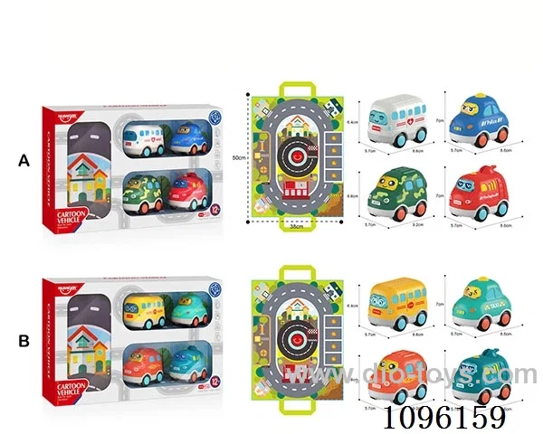 cartoon car with light/sound