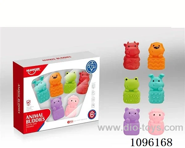Soft rubber animal stamp