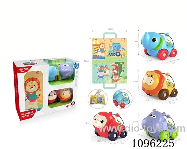 Cartoon animal Scooter (4PCS)+ storage bag