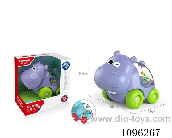Cartoon hippo scooter