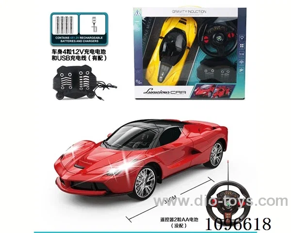 1:12 4ch rc car with light included battery