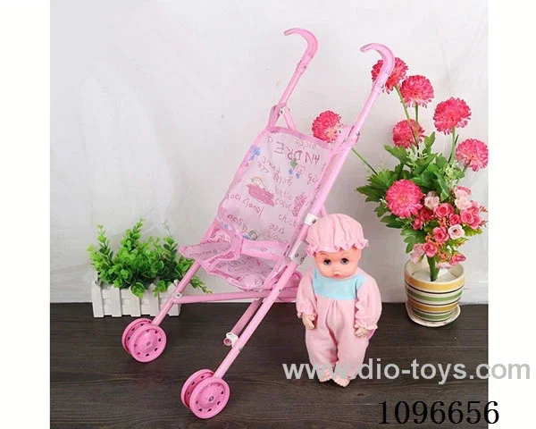 Plastic cart +12 "doll