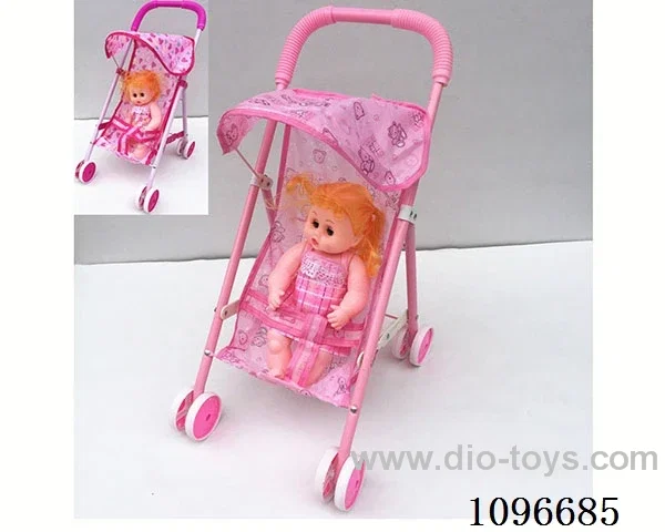 Iron cart +12 "girl doll