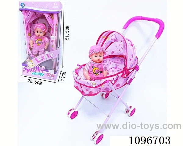 Iron trolley + male doll
