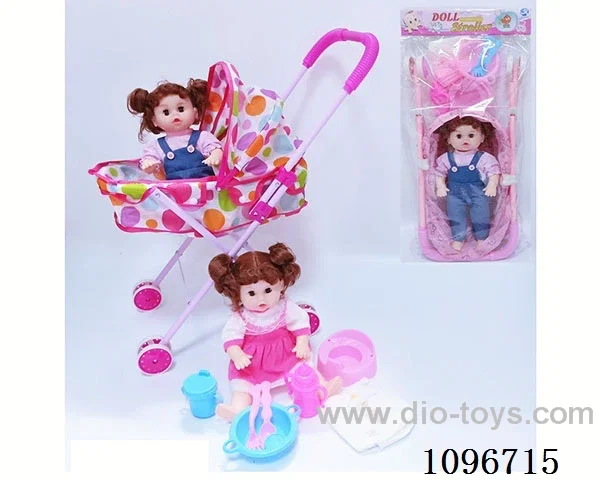 Iron cart + water doll + 7-piece doll IC with 4 sounds or English