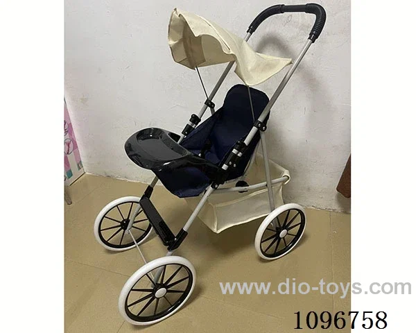 Heavy cloth large iron trolley with 8 "large wheels + dining table/seat height adjustable