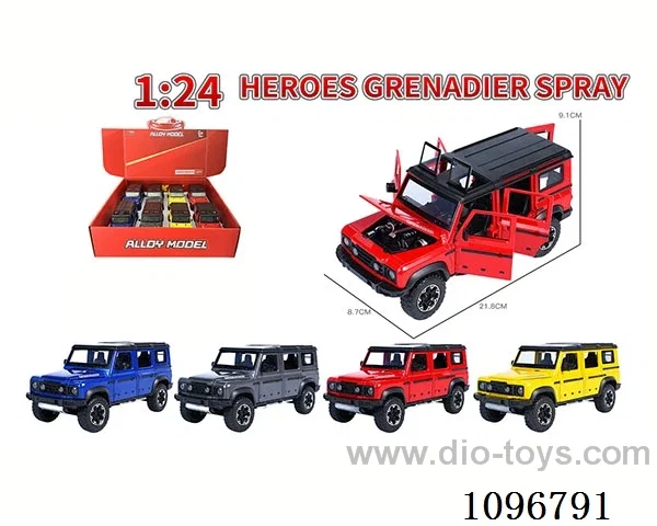 1:24 pull back alloy car