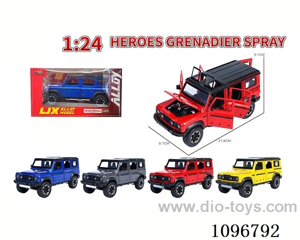1:24 pull back alloy car