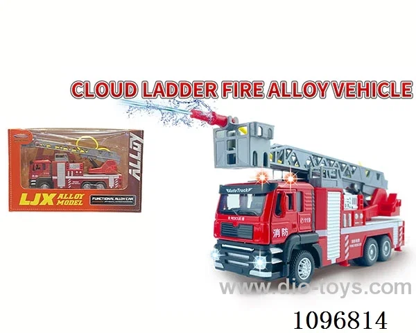 1:50 sliding alloy car with light/music/spray