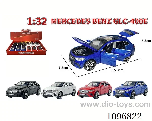 1:32 pull back alloy car with light/music