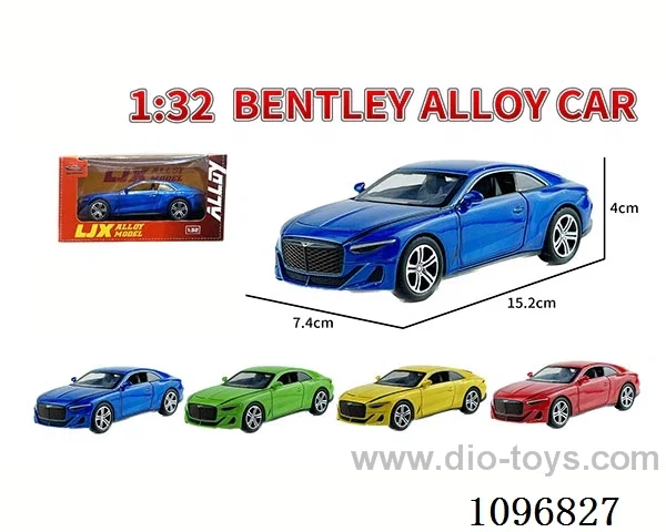 1:32 pull back alloy car with light/music