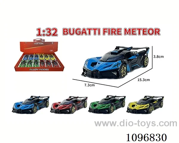 1:32 pull back alloy car with light/music