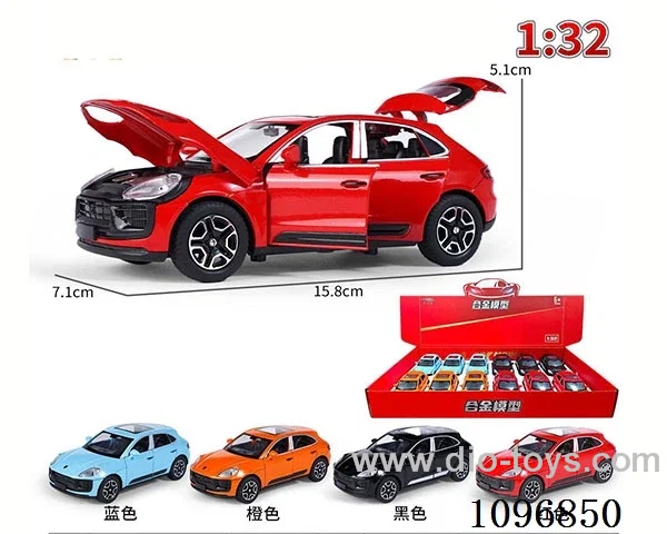 1:32 pull back alloy car with light/music