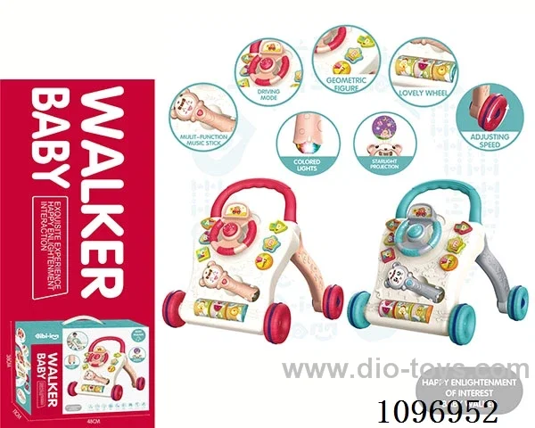 Steering wheel Baby Walker (Blue)