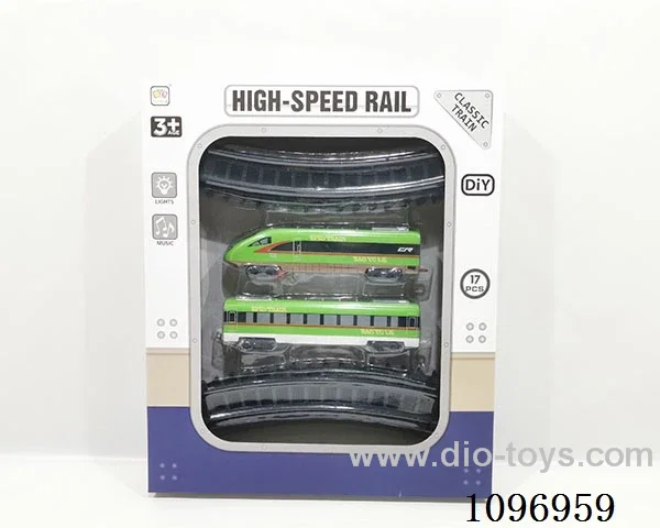 B/O rail train with lights and music (no battery included)