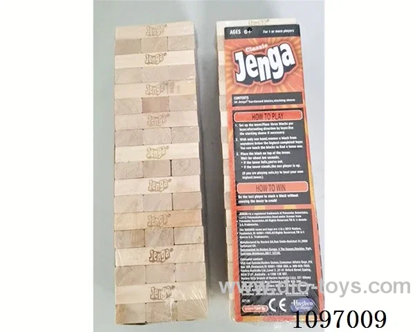 54 Hot word Jenga