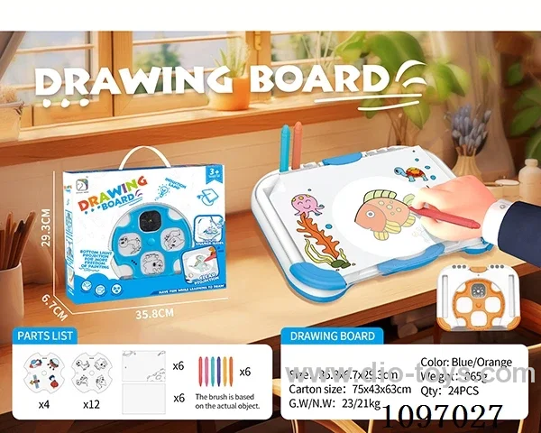 Projection panel (Blue and Orange mix)