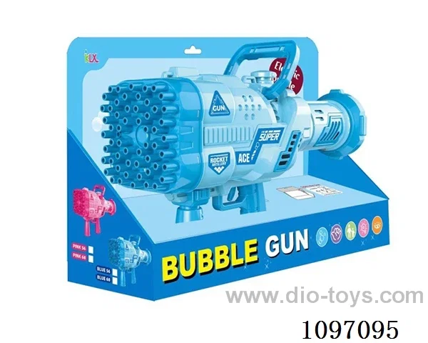 68 hole Bubble gun (rechargeable version) Sky Blue