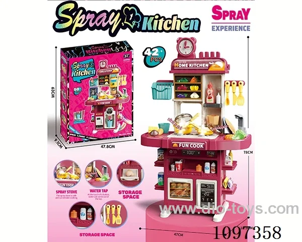 kitchen set W L/M 42PCS not included battery