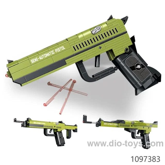 Building Block Toy Gun in Color Box
