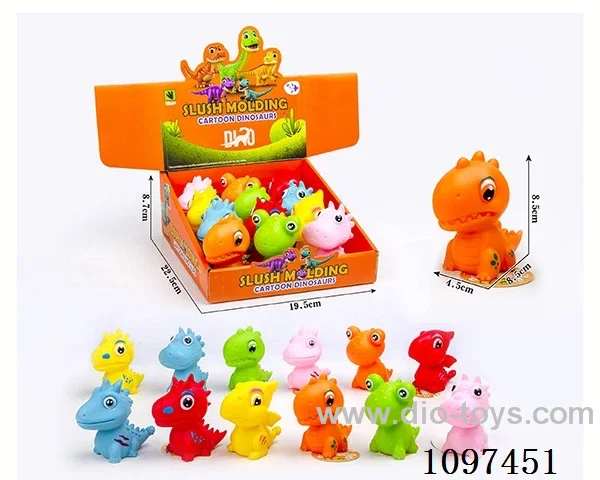 Vinyl Whistle Dinosaur (12PCS box price)
