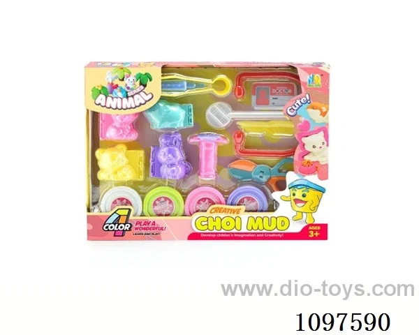 Colored clay