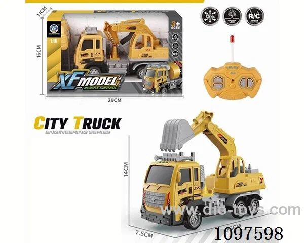1:16 4ch rc engineering Excavator (without battery)