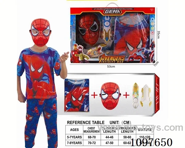 Avengers Spider-Man with lights included battery