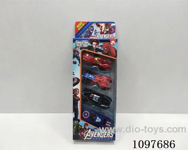 Avengers Alloy car /4 PCS