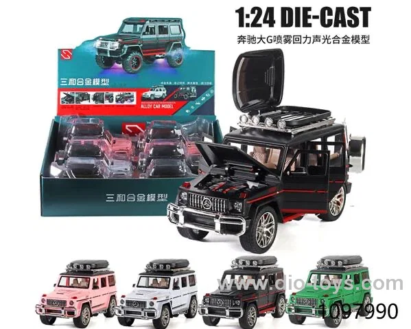 1:24 pull back alloy car（24pcs/box）