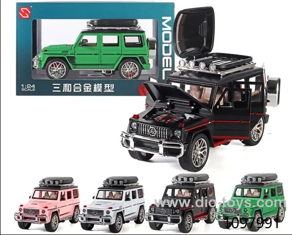 1:24 pull back alloy car