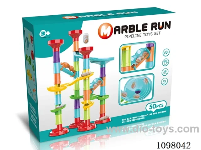 Ejection ball track building blocks