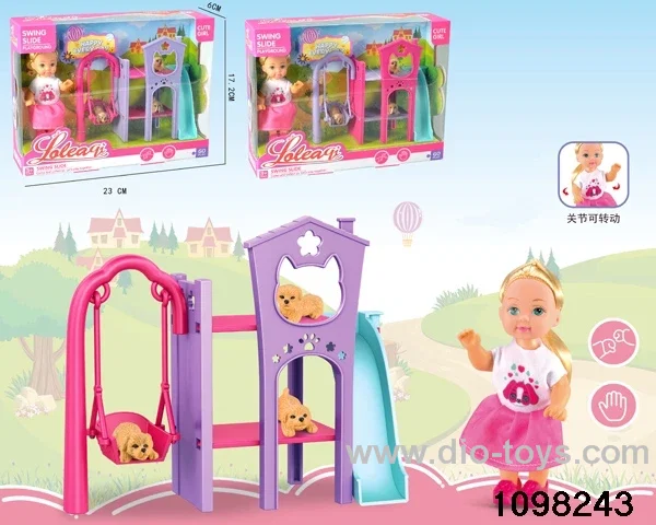 4.5 inch doll/2 colors